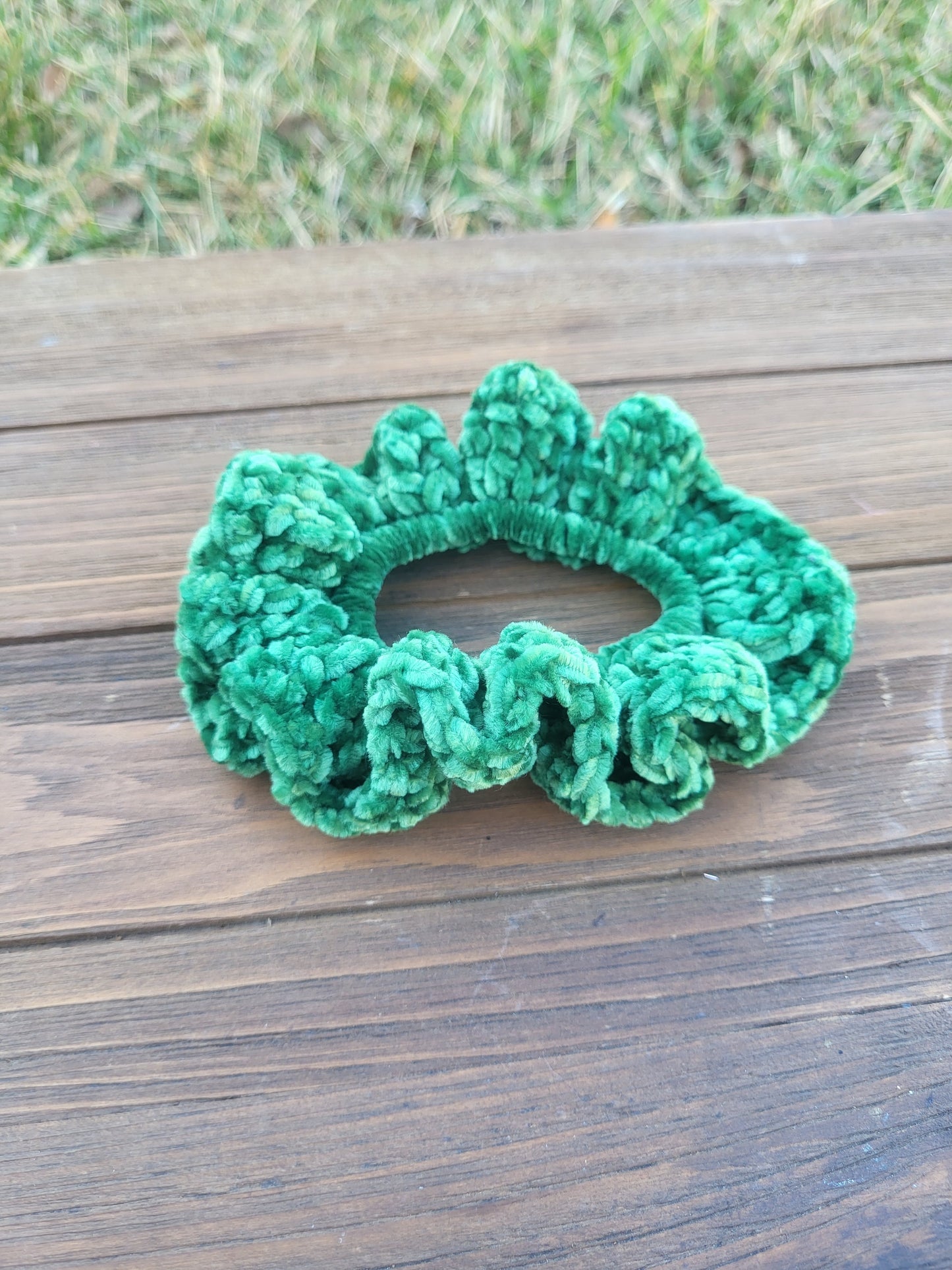 Green Scrunchie