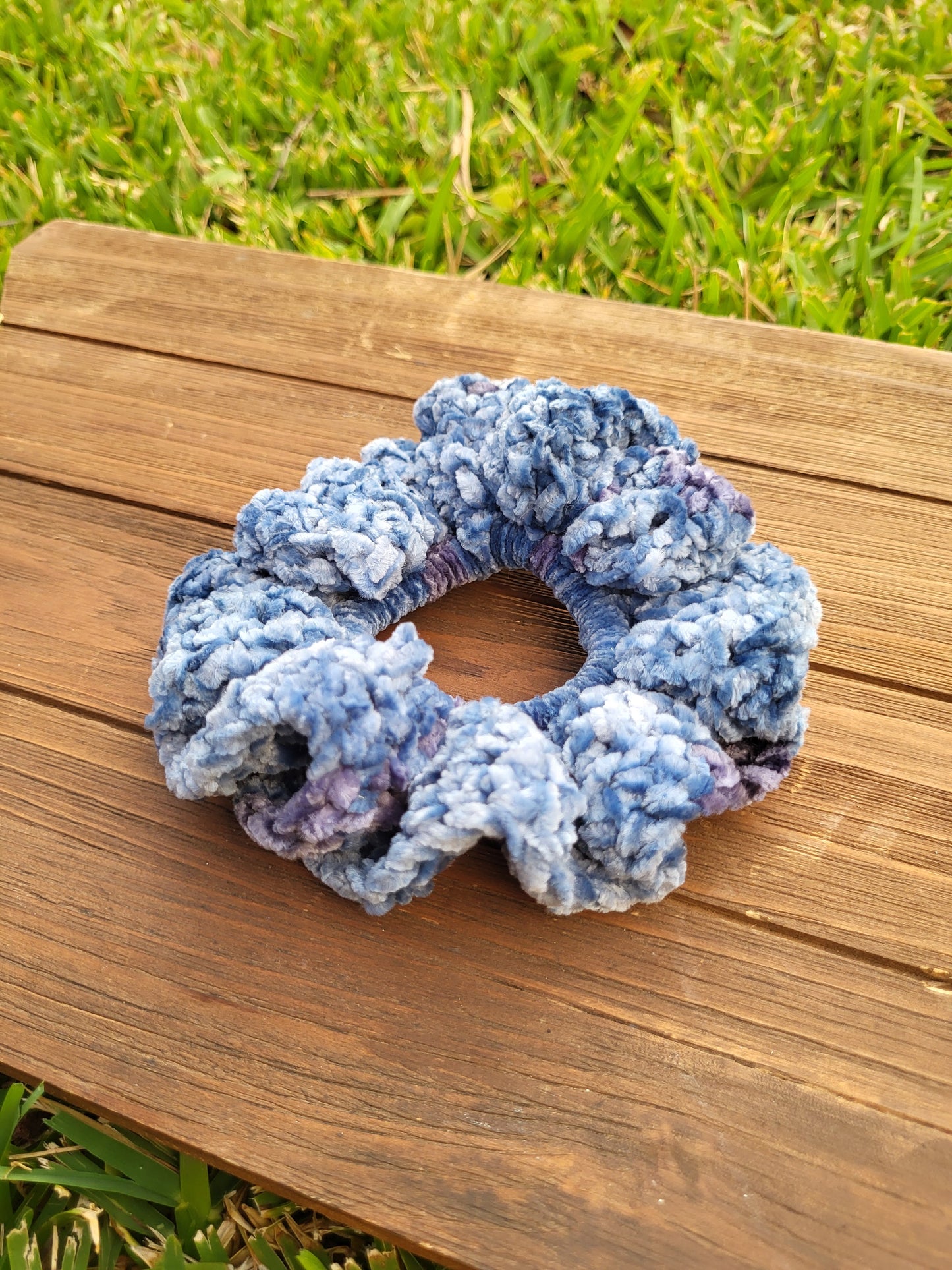 Blue Scrunchie